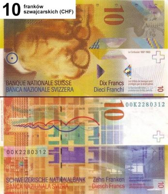 10 CHF (franki szwajcarskie)