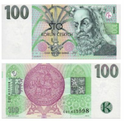 100 koron czeskich
