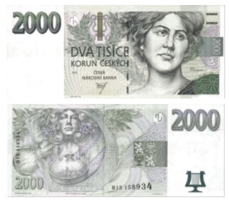 2000 koron czeskich