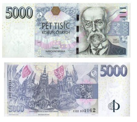 5000 koron czeskich